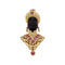 Broche Broche G.NARDI, "Moretto", or jaune, rubis, ébène. 58 Facettes 34878