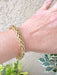 Bracelet Bracelet maille palmier Or Jaune 58 Facettes AA 1649