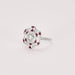 Bague 54 Bague style Art Déco diamants rubis 58 Facettes