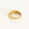 Bague 49 Bague jonc en or jaune et diamants 58 Facettes OYO0703