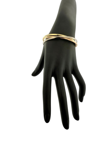 Bracelet CARTIER - Bracelet Trinity, or jaune, blanc et rose 58 Facettes