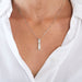 collier KORLOFF - Collier ruban or blanc et diamants 58 Facettes AB57