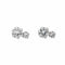 Boucles d'oreilles Boucles d'oreilles  Puces Or blanc Diamant 58 Facettes 4155737CN