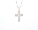 Pendentif Pendentif croix en or blanc serti de diamants de 0,24 ct 58 Facettes 12148