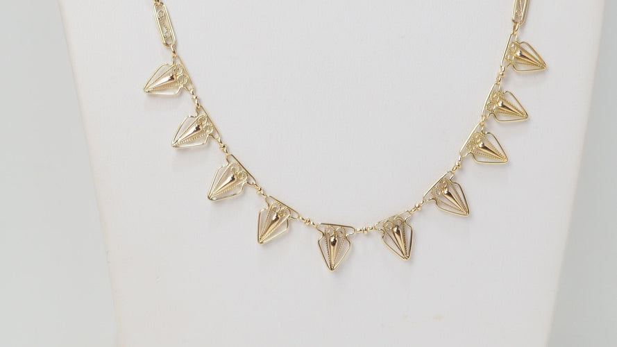 Collier 44cm Collier draperie en or jaune 58 Facettes 32347