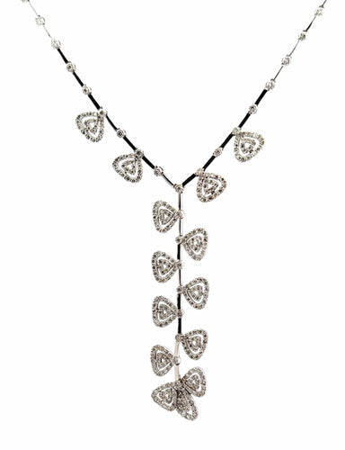 Collier Collier cocktail or 18 carats et diamants 58 Facettes