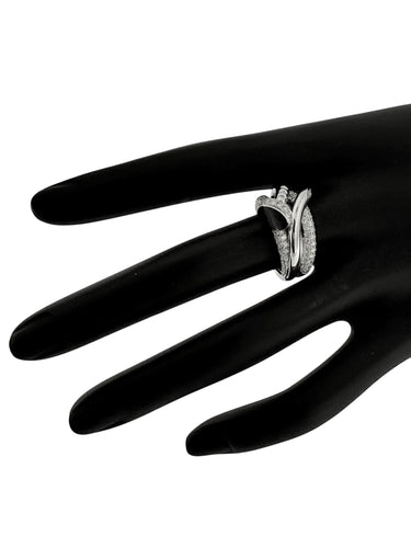 Ligne Vendome Bague or blanc diamants