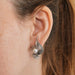 Boucles d'oreilles Paire de Boucles d’oreilles or gris et perle 58 Facettes GU60