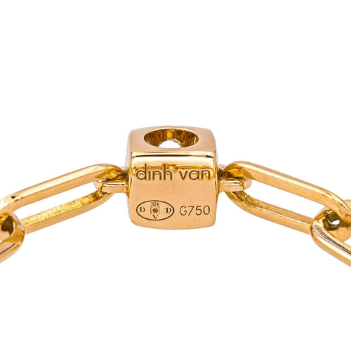 Bague 53 Dinh Van Bague Cube Or rose Diamant 58 Facettes 4311458CN