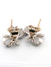 Boucles d'oreilles Boucles d'oreilles en platine avec des saphirs et des diamants 58 Facettes