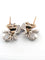 Boucles d'oreilles Boucles d'oreilles en platine avec des saphirs et des diamants 58 Facettes