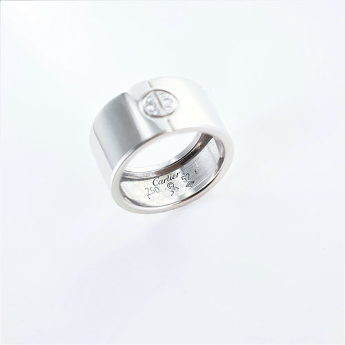 Bague Bague CARTIER " Love cône" or gris et diamants 58 Facettes