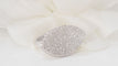 Bague 52.5 Bague feuille en or blanc et diamants 58 Facettes 18487