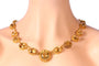 Collier Collier historique de 1820 en citrine et or, filigrane et granulation, très bel état 58 Facettes 25125-0132