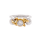 Bague 51 Bague FRED, deux tons d'or et diamant. 58 Facettes 34534