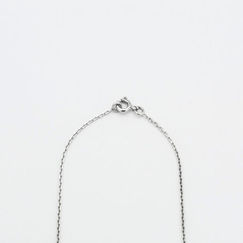 Collier Collier or blanc serti d’une barrette de diamants 58 Facettes