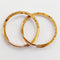 Bague 55 Alliance jumelées victorienne or rose 18k gimmel (circa 1896) antique 58 Facettes A05213