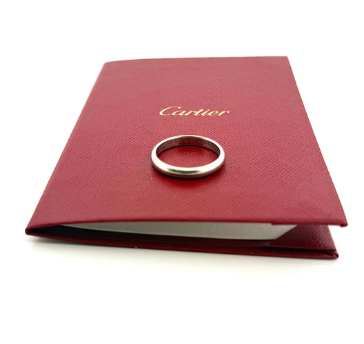 Bague 60 Alliance Cartier en platine 950/1000 Taille 60 58 Facettes