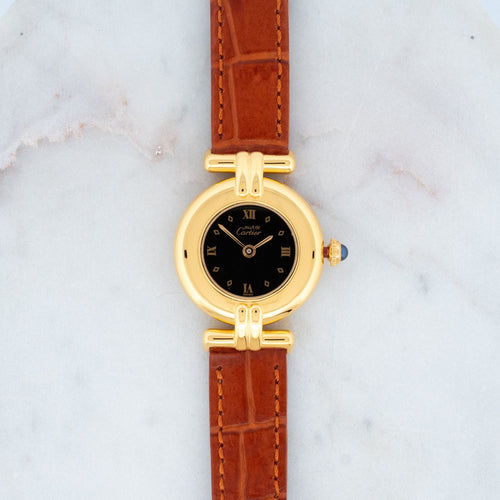 Cartier Must Colisée - black roman dial 58 Facettes