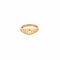 Bague 50 Bague or jaune, diamants en chute 58 Facettes