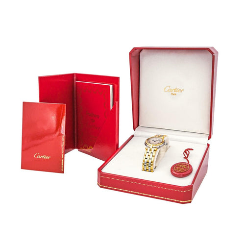 Montre Cartier Montre Panthère  Or jaune, Acier Spinelle synthétique 58 Facettes 4258449CN