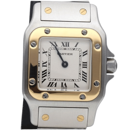 Montre Cartier Montre Santos De Cartier Galbee 58 Facettes MT45193