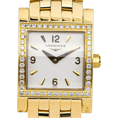Montre Longines Montre Dolcevita square Or jaune Diamant 58 Facettes 4756608RV