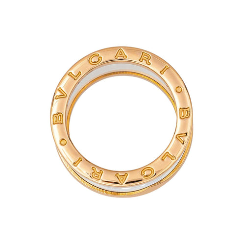 Bague 53 Bulgari Bague B.Zéro1 Or rose 58 Facettes 4166997RV