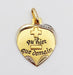 Pendentif AUGIS - Pendentif médaille d'amour or "+ qu'hier - que demain" - La Sentimentale 58 Facettes J5019X0000