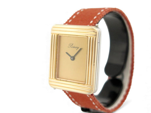Montre montre POIRAY ma premiere or 18k & acier 30mm + bracelets revision 58 Facettes 271675