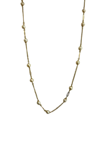 Collier Collier en or jaune et perles 58 Facettes