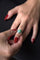 Bague 47 Bague Or blanc Jade jadéite, Diamant 58 Facettes 2432044CN