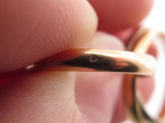 Bague 47 bague CARTIER trinity pm 3 anneaux ors 18k t47 jaune rose gris en 58 Facettes 267314