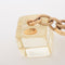 Collier Chanel - Collier Ice Cube vintage en métal doré et résine 58 Facettes