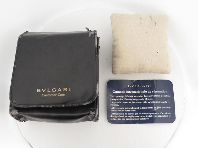 Montre montre BULGARI ergon eg35s 35 mm automatique acier brosse 58 Facettes 272370