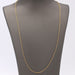 Solid 18k Gold Chain Necklace 58 Facettes E360725A