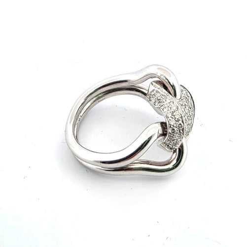 Bague en or blanc et diamants 0,70 ct G VS