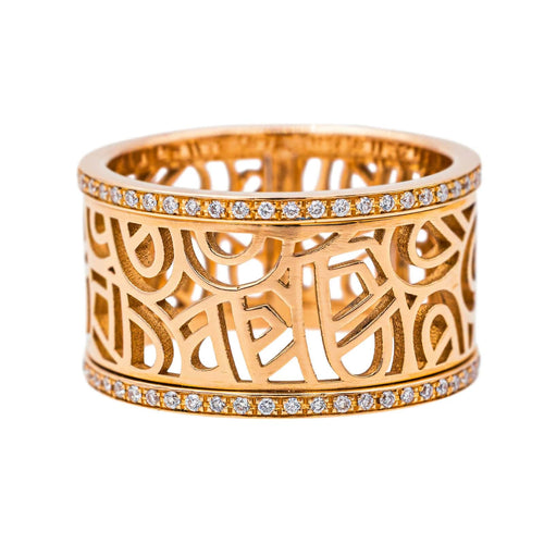 Bague 54 Poiray Bague Cœur fil Or rose Diamant 58 Facettes 4160472RV