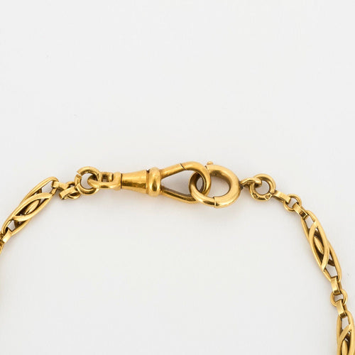 Montre Chaine de montre à gousset en or jaune 18K 58 Facettes