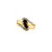 Ring 56 Yellow Gold Topaz & Diamond Ring 58 Facettes 41-GS35414