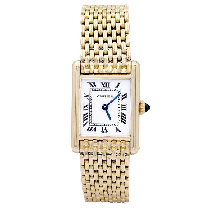 Montre Montre Cartier, "Tank Louis Cartier", or jaune. 58 Facettes 33592