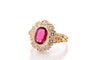 Bague 56 Bague vintage rubis et diamants en or 18k 58 Facettes 27590