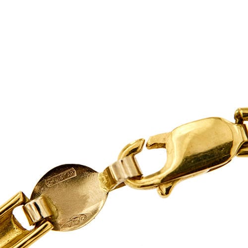 Collier Collier segmenté or jaune 58 Facettes 38156