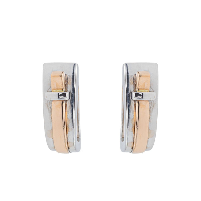 Boucles d'oreilles Guy Laroche Boucles d'oreilles Dormeuses Or blanc 58 Facettes 3298906CN