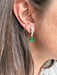 Earrings Earrings in White Gold and Emeralds 58 Facettes REF24017-181