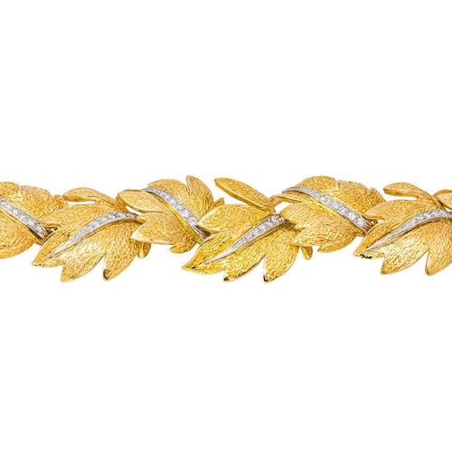 Bracelet Fabergé Bracelet  Or jaune, Platine Diamant 58 Facettes 4526226CN