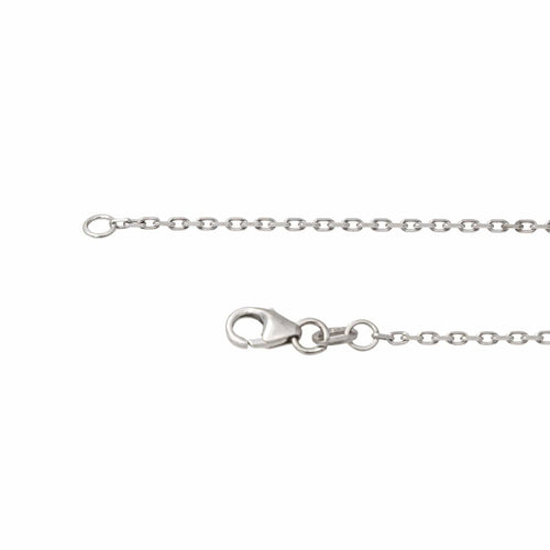 Collier Collier Pendentif Or blanc Saphir 58 Facettes 2820739CN