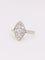 Bague 57 Bague marquise or blanc diamants 58 Facettes J606