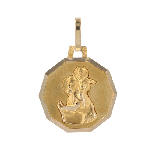 Saint Christopher Medal pendant yellow gold 58 Facettes CVP109