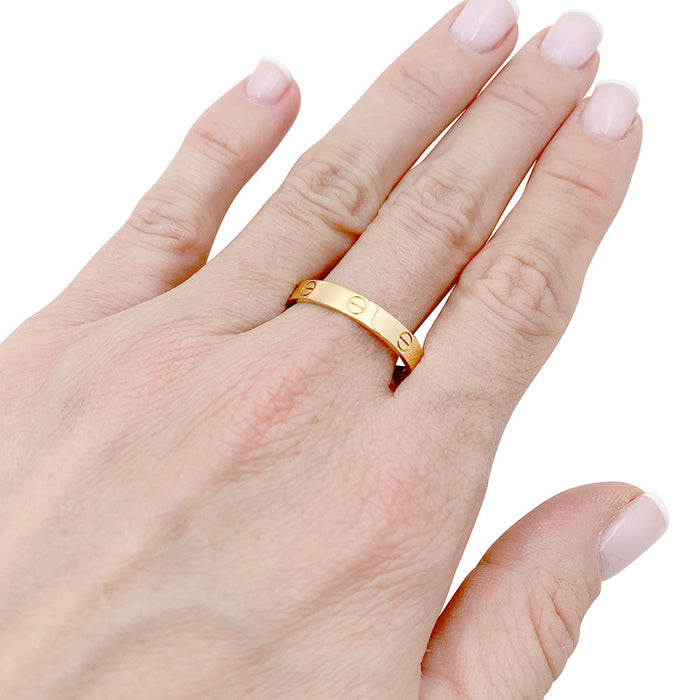 Bague Cartier "Love" or jaune.